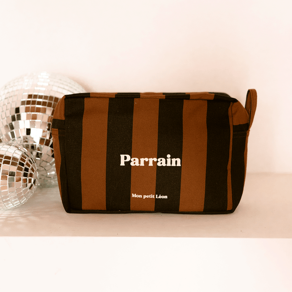 Trousse de toilette homme simili cuir noir, imprimé camouflage Trousse de toilette homme simili cuir noir, imprimé camouflage