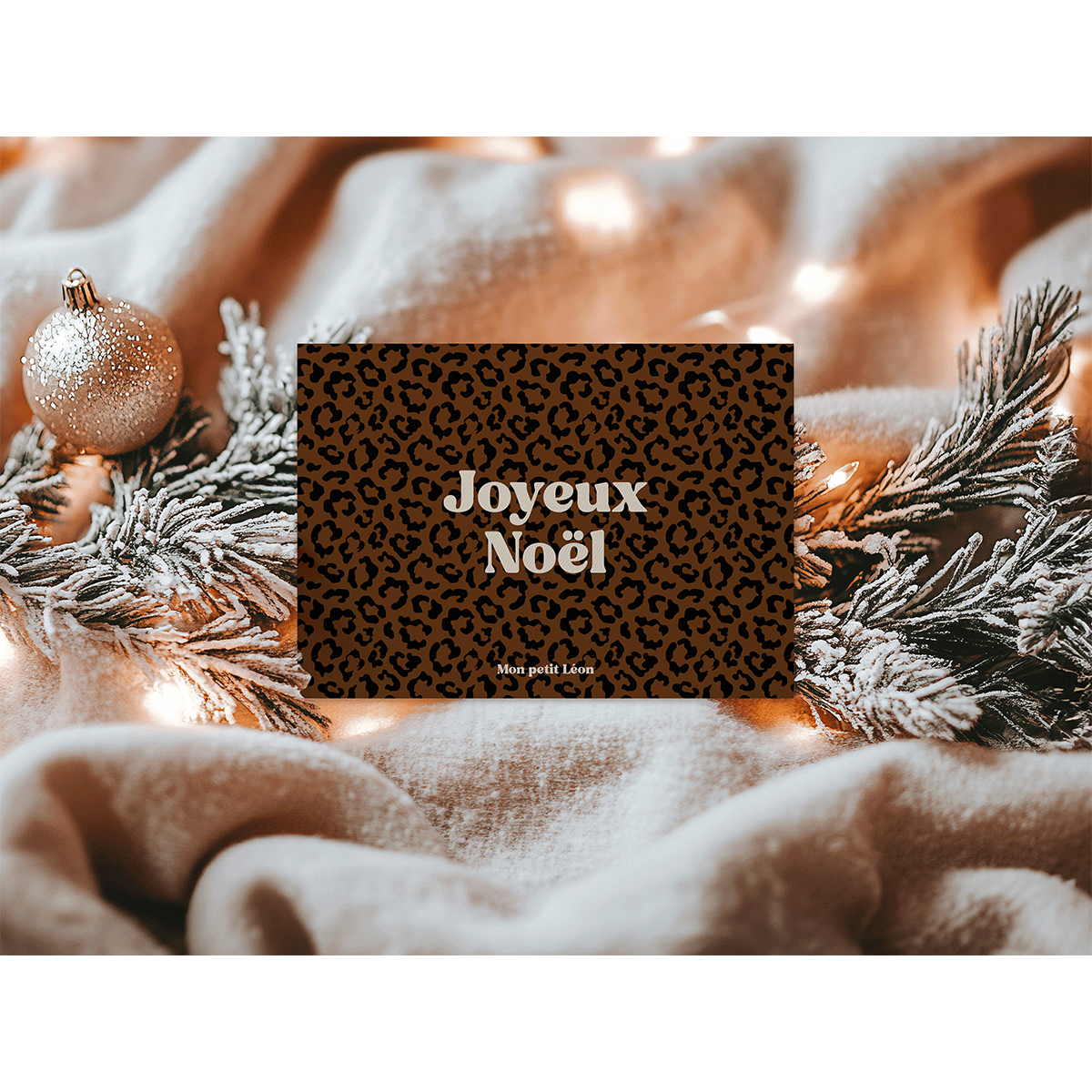 carte-a-6-joyeux-noel-leopard-marron-fonce-2
