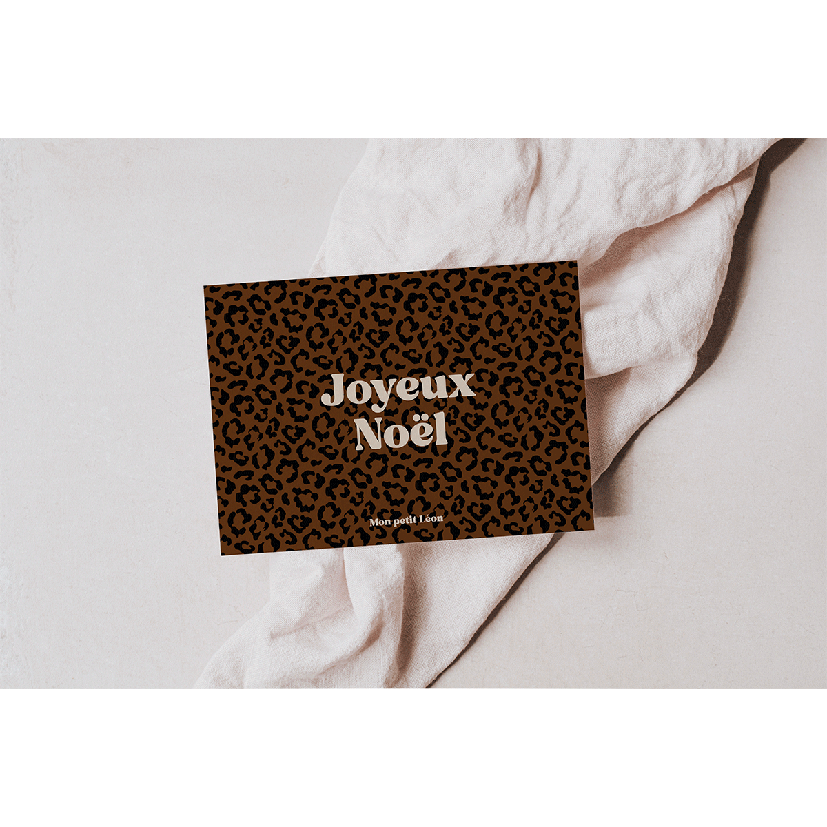 carte-a-6-joyeux-noel-leopard-marron-fonce-3
