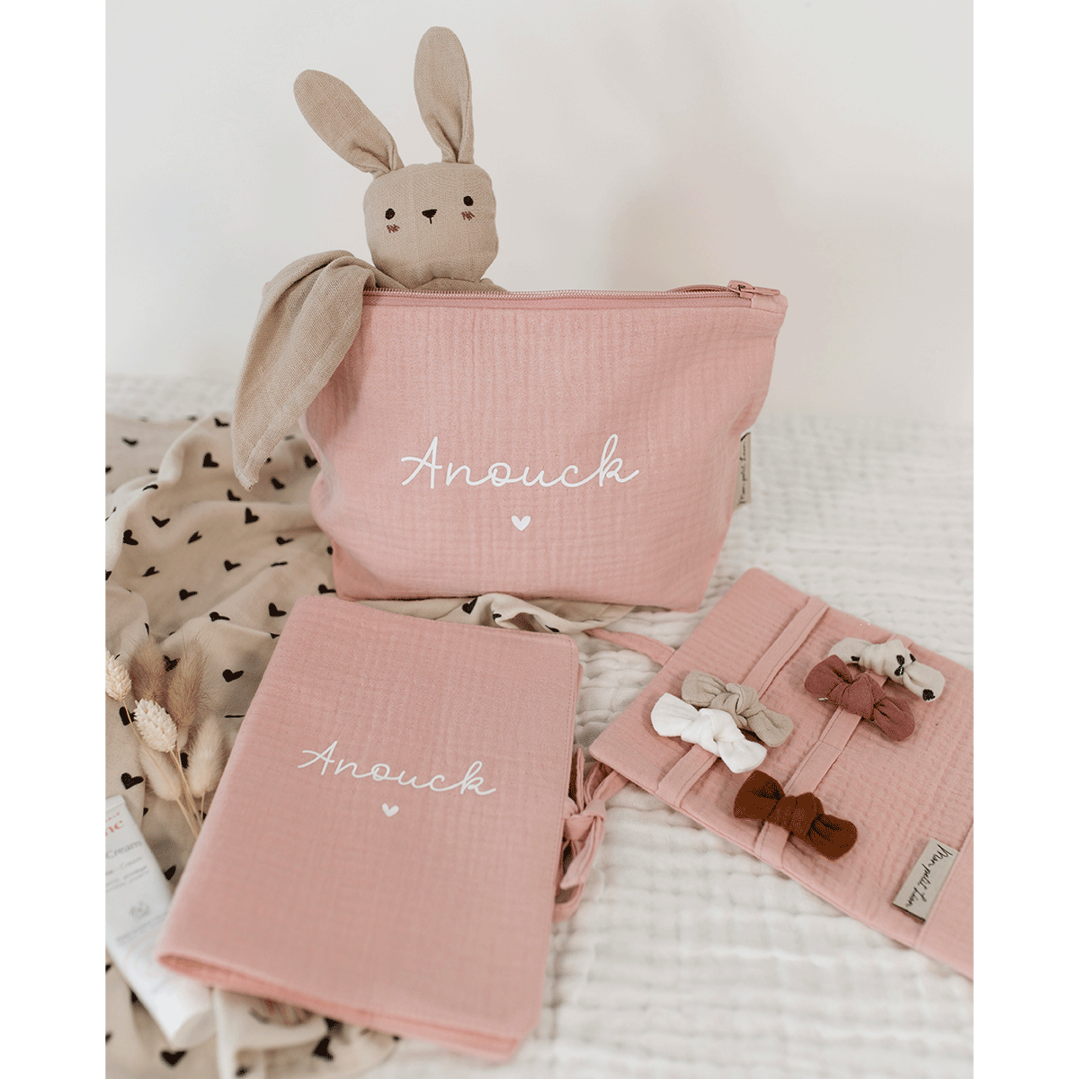 porte-barrettes-gaze-rose-tendre-tendresse-3