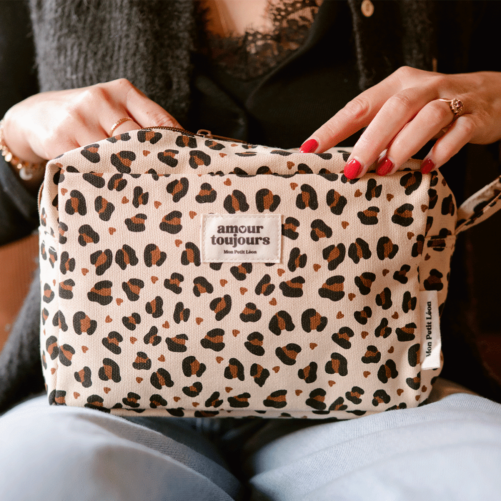 Trousse de toilette coton - Mon Petit Léon